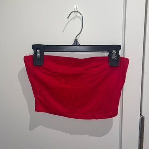 Red Tube Top from Nasty Gal